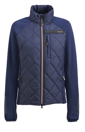 WAHLSTEN COPPER WOMENS HYBRID JACKET, DARK BLUE